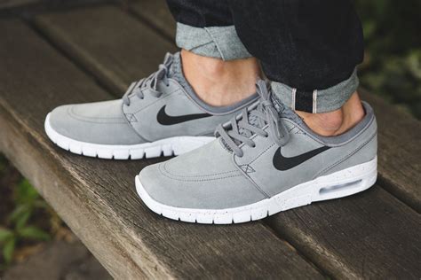 Nike SB Stefan Janoski Max Leather Cool Grey - Sneaker Bar Detroit