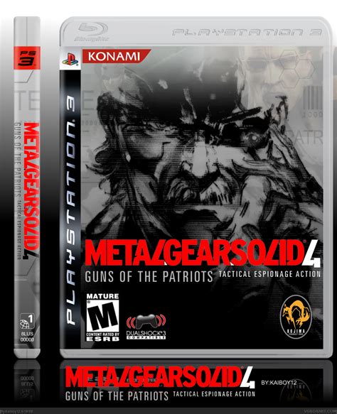 Viewing full size Metal Gear Solid 4: Guns of the Patriots box cover