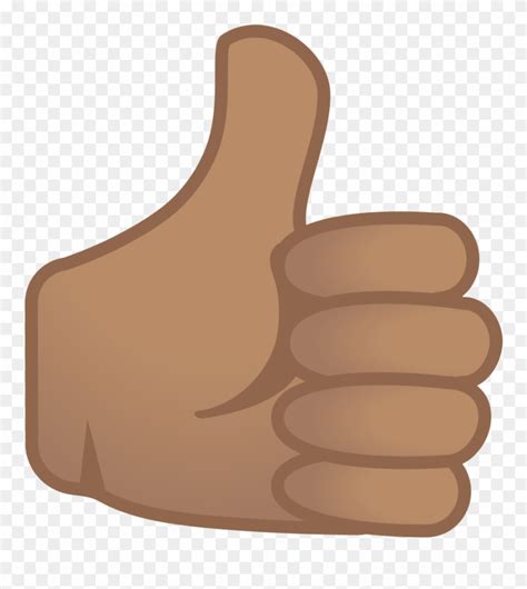 Hand Emoji Clipart Thumbs Up - Png Download (#3004255) - PinClipart