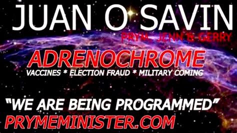 Juan O Savin Interview about Adrenochrome, Military and Vaccines! (foto ...