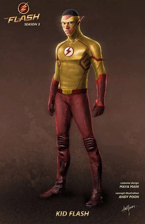 ‘The Flash’: Original Concept Art Revealed For Kid Flash, The Rival, & Black Siren - Heroic ...