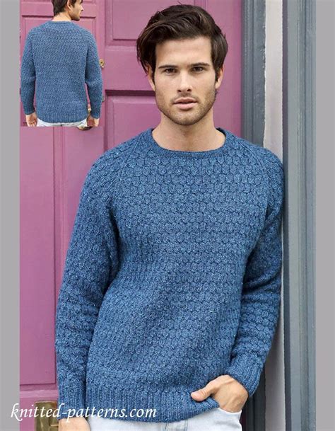 Men's jumper knitting pattern free | Mens knit sweater pattern, Knitting patterns free sweater ...