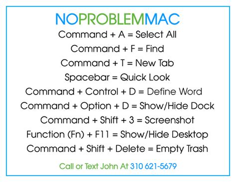 Macbook air keyboard shortcuts cheat sheet - nelocaster