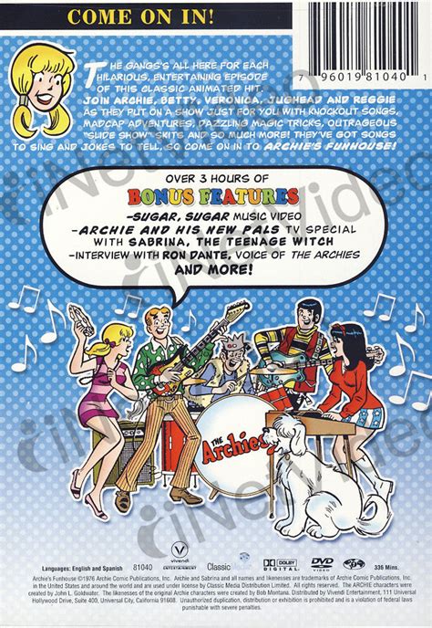 Archie s Funhouse - The Archies - The Complete Series on DVD Movie