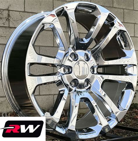 22 inch 22 x9" RW CK158 Wheels for Cadillac Escalade Chrome Rims 6x139 ...