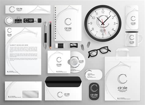 circle events on Behance