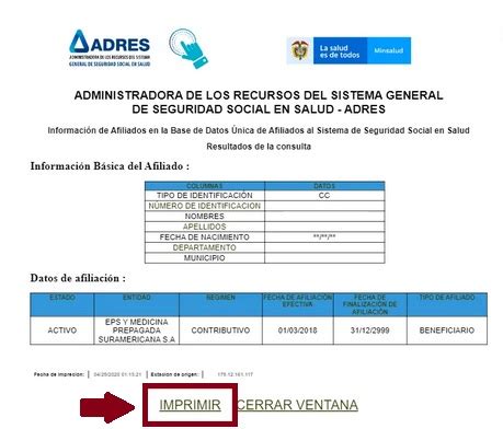 Descargar certificado FOSYGA: Procedimiento paso a paso - ️ SISBEN COLOMBIA