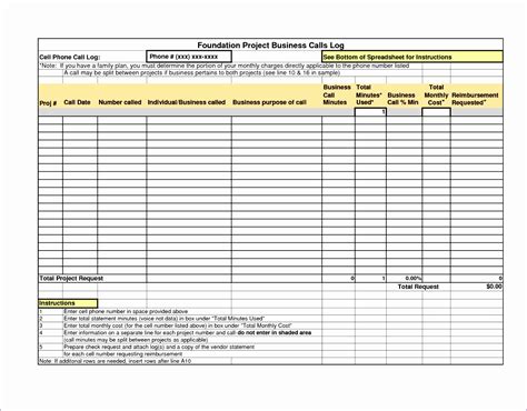 14 Log Sheet Template Excel - Excel Templates - Excel Templates