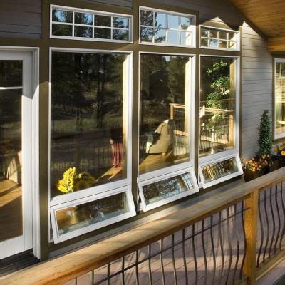 JELD-WEN 23.5 in. x 23.5 in. V-4500 Series White Vinyl Awning Window ...