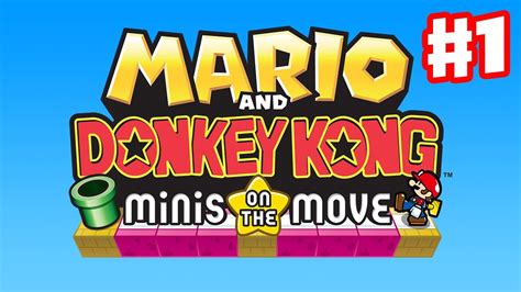 Mario and Donkey Kong: Minis on the Move - Gameplay Walkthrough Part 1 ...