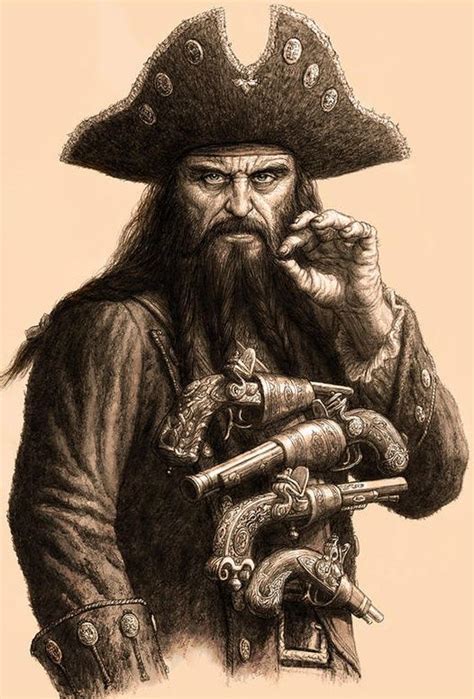 Blackbeard is most likely the most popular (or most notorious) pirate ...