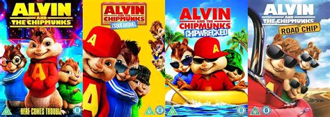 Alvin and the Chipmunks 4 Movies Collection DVD - Alvin and the ...