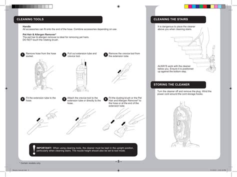 Hoover Vacuum Cleaner Breeze Users Manual