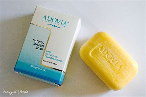 Adovia Mineral Skin Care Natural Sulfur Soap - Honeygirl's World - A Hawaii Lifestyle Blog