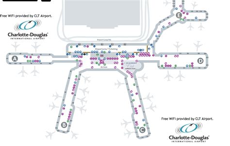 Charlotte Airport Map American Airlines - Maps Model Online