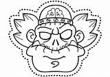Colorear Caretas Carnaval Mascaras Colorearimagenes Pequeocio Sketch  sketch template