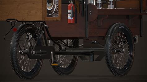 Coffee-Bike 3D Model $249 - .max .fbx .c4d .unitypackage .upk .ma .obj ...