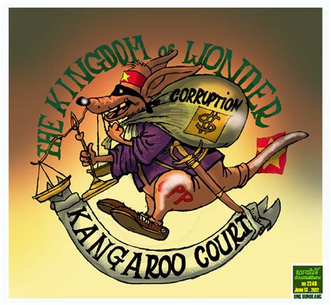 KI Media: Sacrava's Political Cartoon: Kangaroo Court