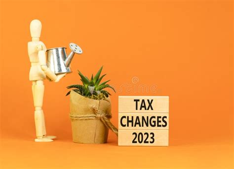 Tax Changes 2023 Symbol. Concept Words Tax Changes 2023 on Wooden ...