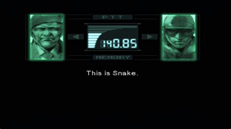 Codec Screen in Metal Gear Solid (1998) | Metal Gear Codec Screen ...