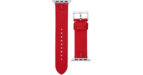 Tory Burch Mcgraw Band For Apple Watch® in Red | Lyst