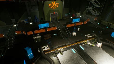 ArtStation - Sci-fi Hangar Interior | Game Assets