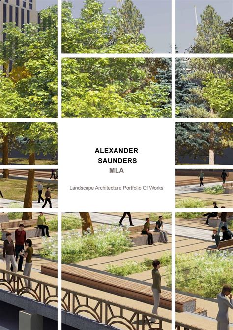 Post Graduate Landscape Architecture Portfolio 2016 by Alexander Saunders Landscape Architecture ...