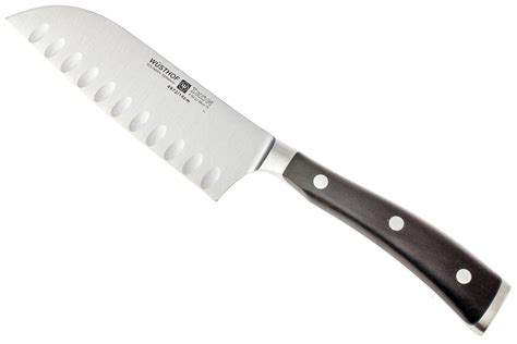 Wusthof IKON Santoku Knife 14 cm (5") - Hollow edge | Advantageously shopping at Knivesandtools.com