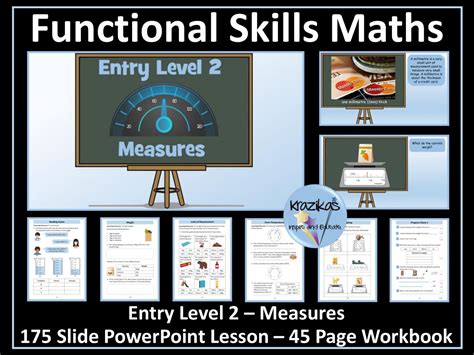 Measures - Functional Skills Maths - Entry Level 2 | Teaching Resources