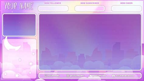 Dreamy Holo Stream Overlay Set for Twitch and Youtube | Etsy in 2021 | Overlays cute, Overlays ...