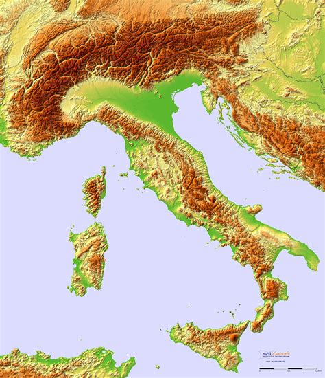 Topographic hillshade map of Italy [2276×2644] : MapPorn