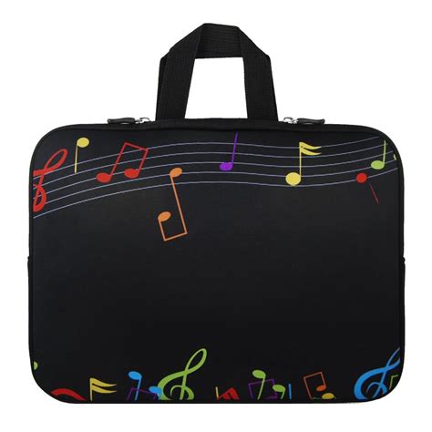 17" 17.3" 17.4" Music Note Notebook Laptop Sleeve Handle Bag Case-in Laptop Bags & Cases from ...