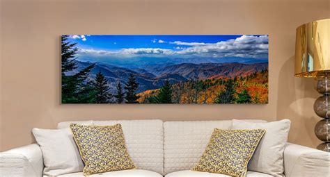 Appalachia in Fall Colors, Mountain Panoramic Picture, Blue Ridge ...