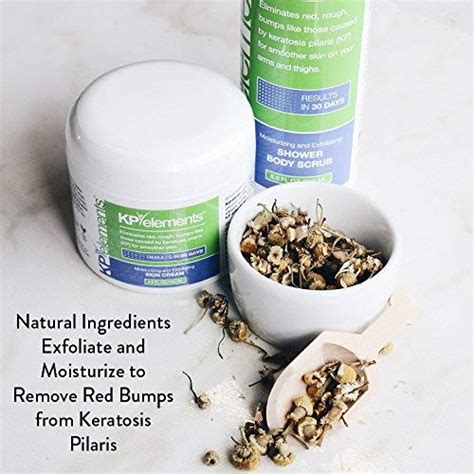 KP Elements Body Scrub & Exfoliating Skin Cream Set for Keratosis ...