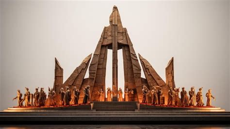 Premium AI Image | A monument symbolizing the unity of Indonesia