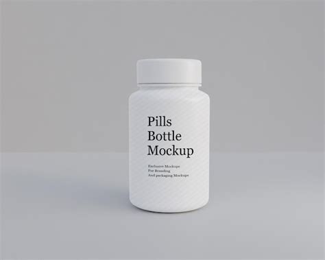 Pills Bottle Mockup - Free Vectors & PSDs to Download