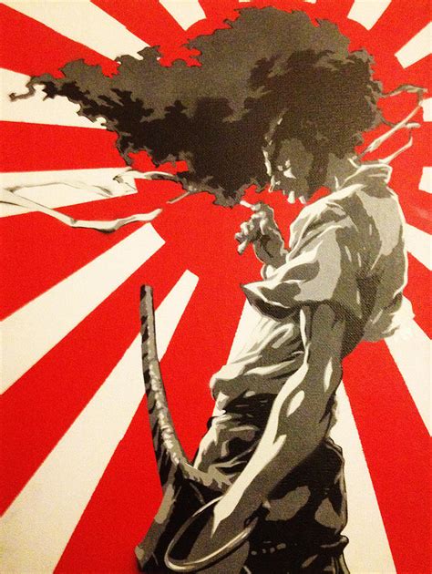 Afro Samurai Painting by Chris Lindmark