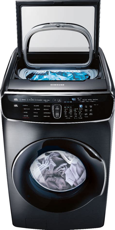 Samsung FlexWash; 6.0 Cu. Ft. Washer with Steam Fingerprint Resistant ...