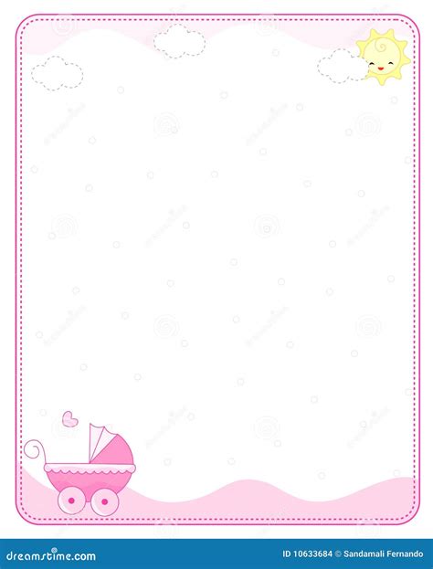 Baby Border / Frame Stock Images - Image: 10633684