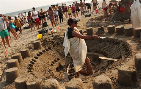 Creative Time Sand Castle Competition for Artists - The New York Times