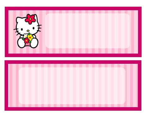 Hello Kitty Nametag | Name plate, Hello kitty, Kitty