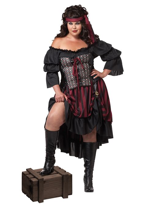 Plus Size Pirate Wench Costume