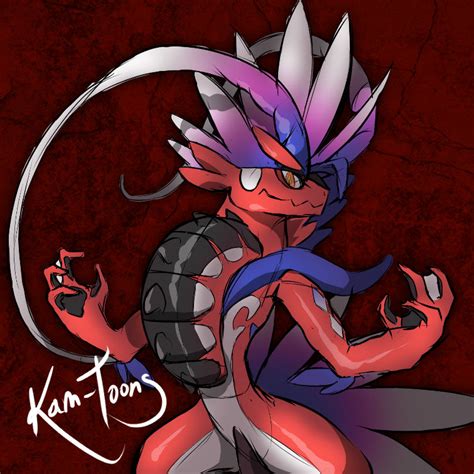 [Pokemon] Scarlet Legendary - Koraidon by Kam-Toons on DeviantArt