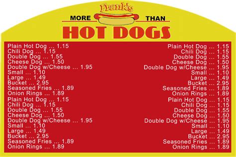 Custom Hot Dog Stand Menu Board : Front | Hot Dogs | Pinterest | Hot dog stand, Menu boards and Menu