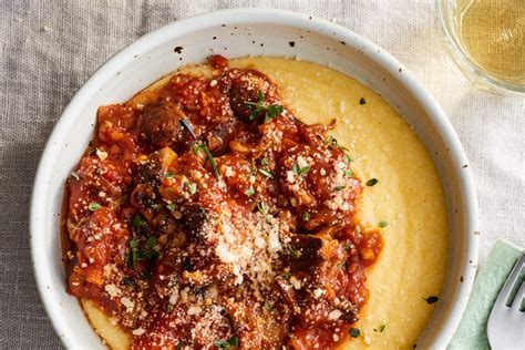 Creamy Polenta with Mushroom Ragu | The Kitchn