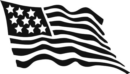 Download Source - Transparent - Clipartof - Com - Report - Black - American Flag PNG Image with ...