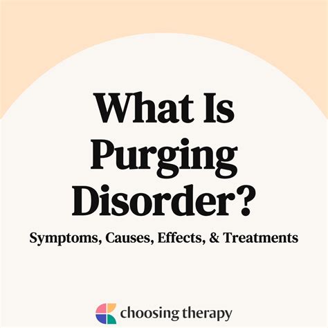 What Is Purging Disorder?