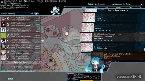 simple miku skin v1.0 osu skin - osu! skins (v0.9.0-beta)