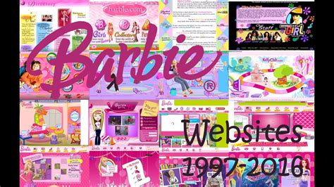 Barbie Websites through the years (1997-2016) - YouTube