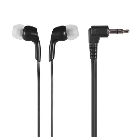 In-ear Headphones Wired Earphones Earbuds 3.5mm Plug for Smartphone PC Laptop Tablet Black ...